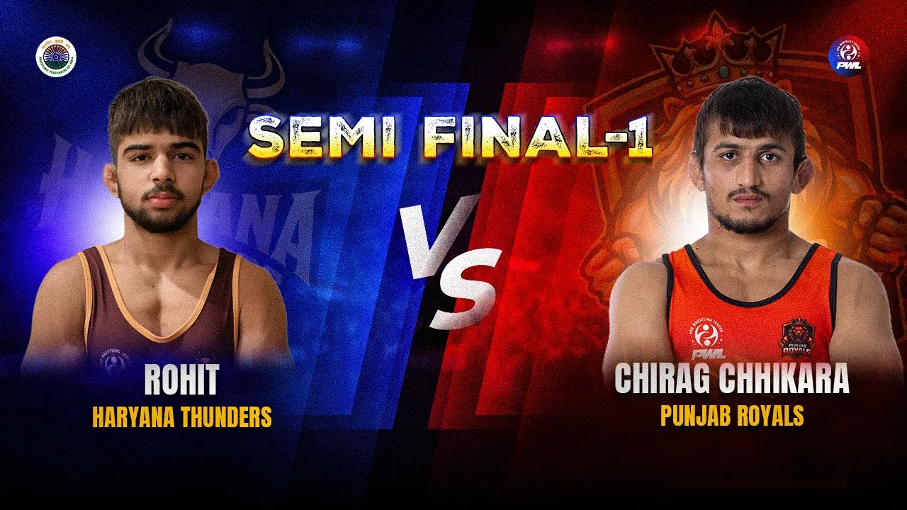 Rohit Rahal vs Chirag Chhikara | First Strike 1–0 ⚡ | 57 KG | Day 16 Match 1 | PWL 2026 #pwl2026