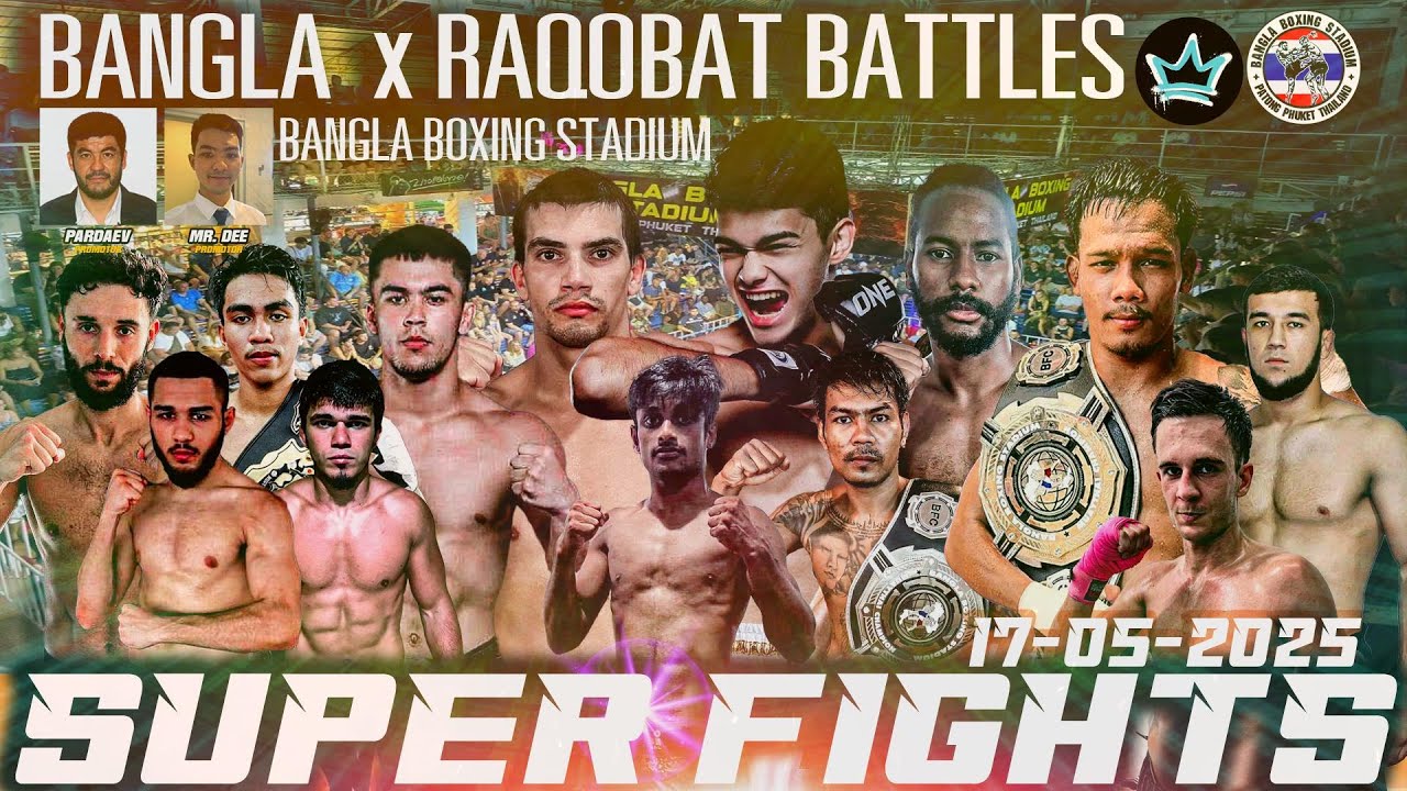 LIVE BANGLA MMA & KICKBOXING Fight 24th May 2025 background
