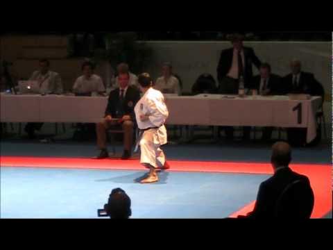 Kata GOJUSHIHO SHO by Luca Valdesi - 46th EKF European Karate Championships background