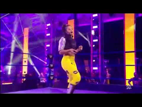 BIANCA BELAIR + BILLIE KAY & PEYTON ROYCE ENTRANCE WWE MAIN EVENT MATCH 2 08.20.20 background