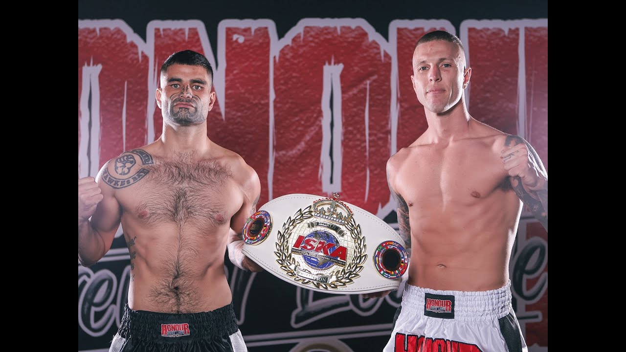 MAIN CARD - FIGHT 17 - K1 ISKA WORLD TITLE - James Honey (STRIKE FORCE) v Deej Edwards (JACKALS GYM)