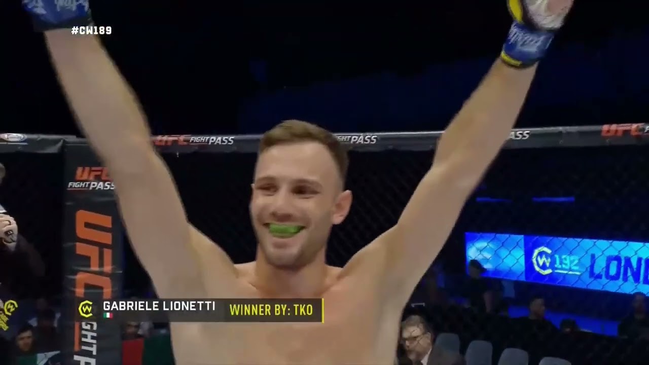 Gabriele Lionetti 🇮🇹 successfuly makes pro MMA debut at Cage Warriors 189