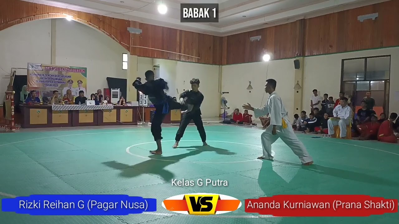 Final Seleksi POPDA Kelas G Putra, Rizki Reihan G (Pagar Nusa) VS Ananda Kurniawan (Prana Shakti) background
