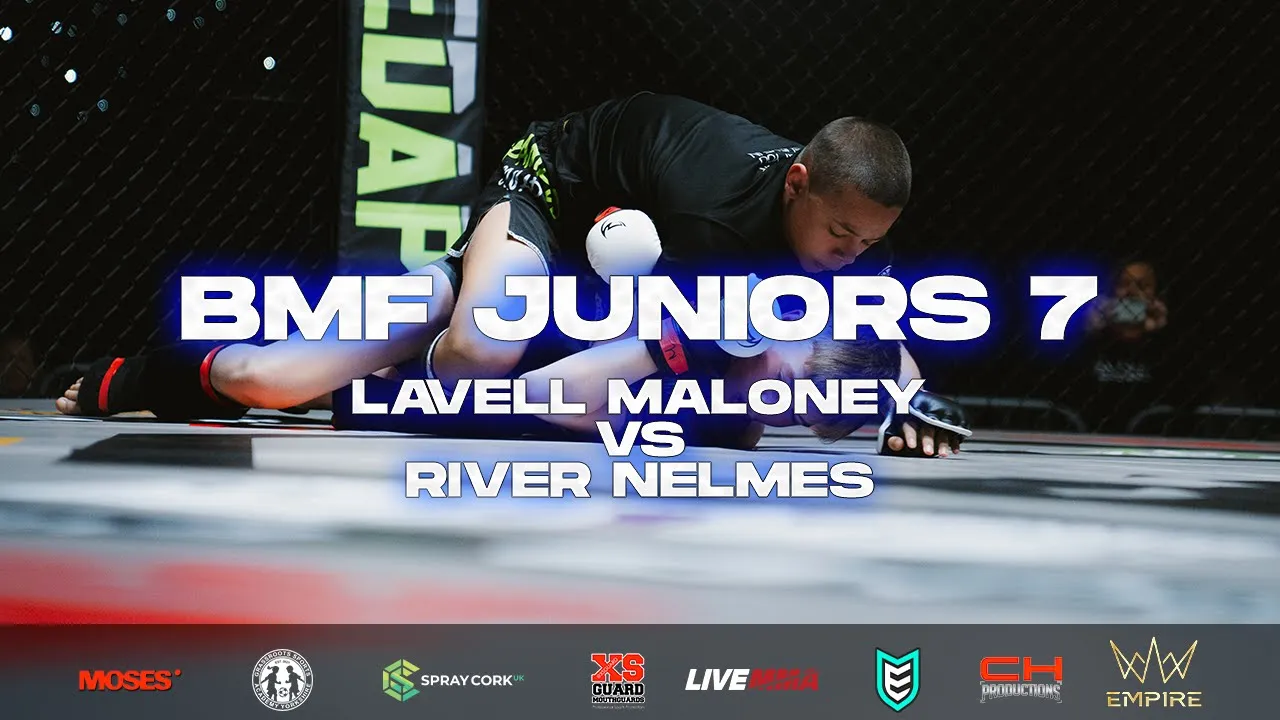 BMF Juniors 7 | Lavell Maloney vs River Nelmes | Junior MMA background