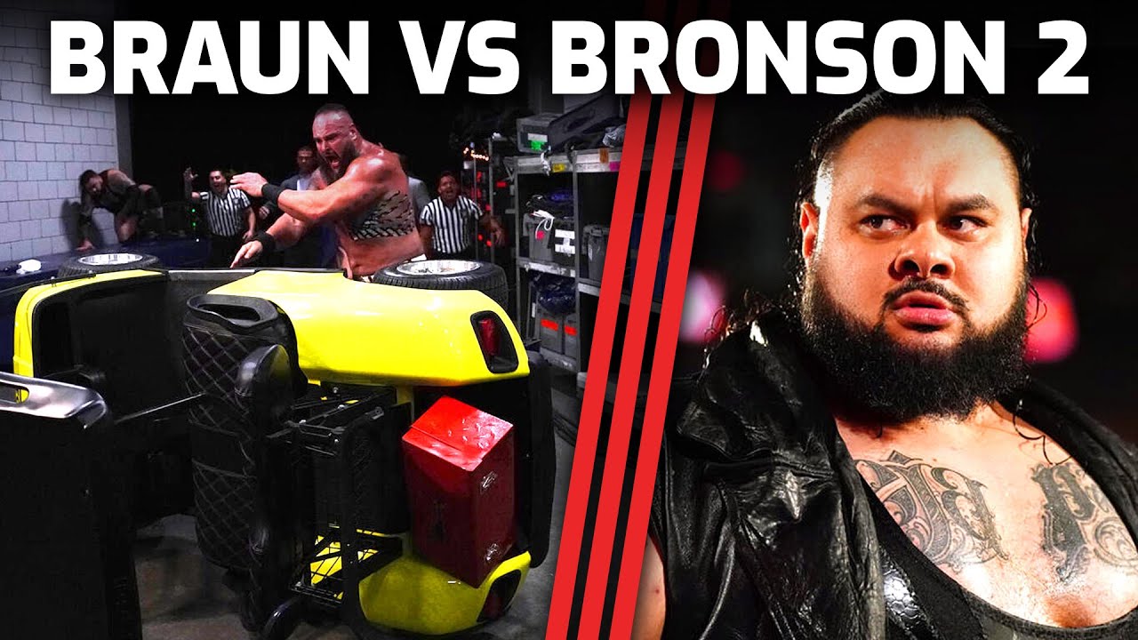 WWE Production at its Best: Bronson Reed vs Braun Strowman backdrop