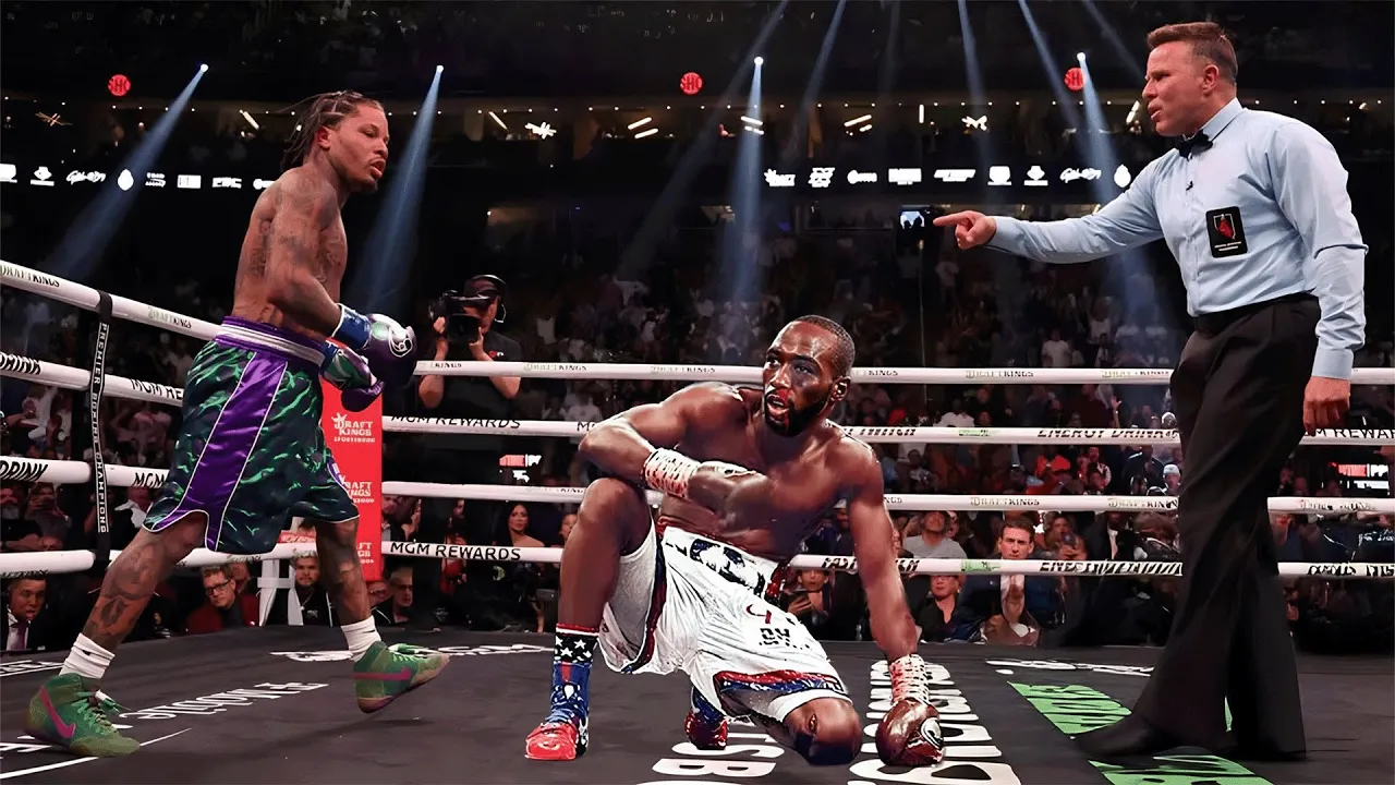 Davis vs Crawford FIGHT NIGHT Showdown for Boxing Supremacy background