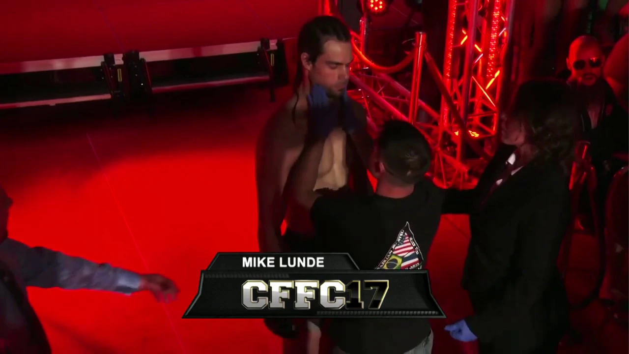 Chosen Few Fighting Championship Carlito Schiro vs Mike Lunde background
