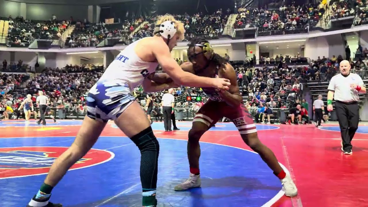 Demetrius Heywood Hillgrove vs Brian Wright Camden 175lbs 2026 GHSA 6A State Tournament Semifinals