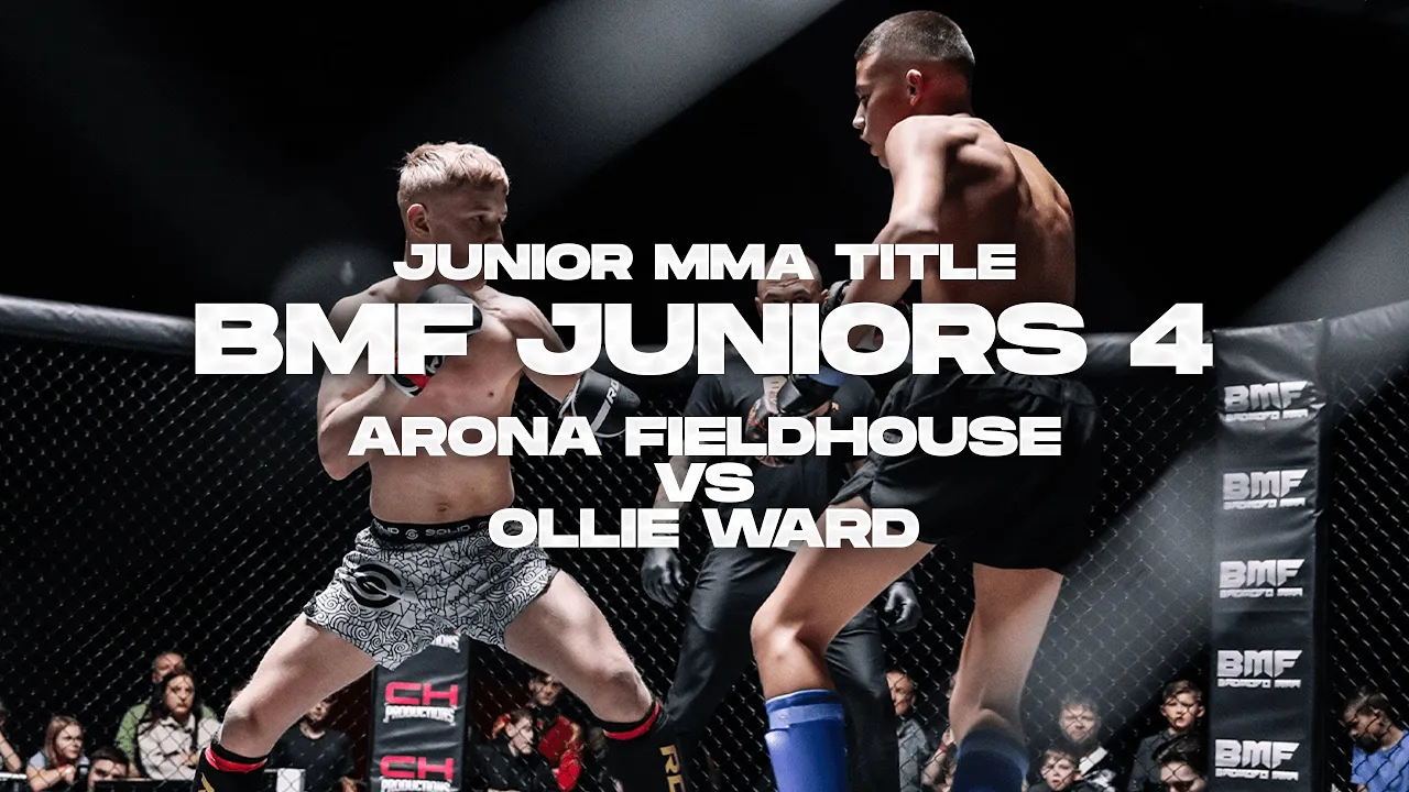 BMF Juniors 4 | Arona Fieldhouse vs Ollie Ward | Junior MMA Title Fight | BADMOFO MMA