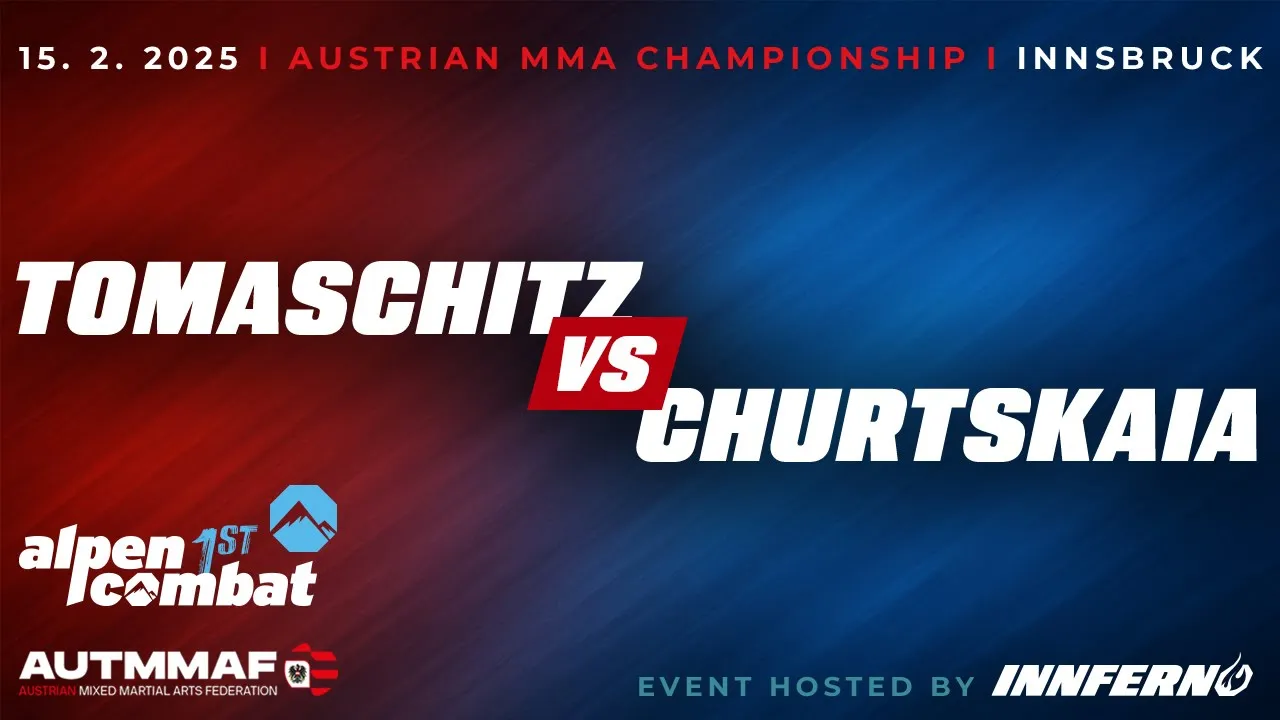 Free MMA Fight | Tomaschitz Sebastian VS Churtskaia Luca | Austria MMA Championship | Alpen Combat 1 background