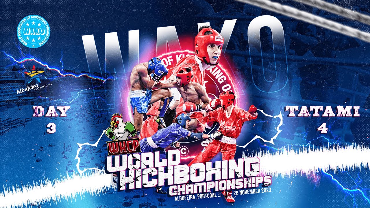 Tatami 4 Day 3 WAKO World Championships 2023 background