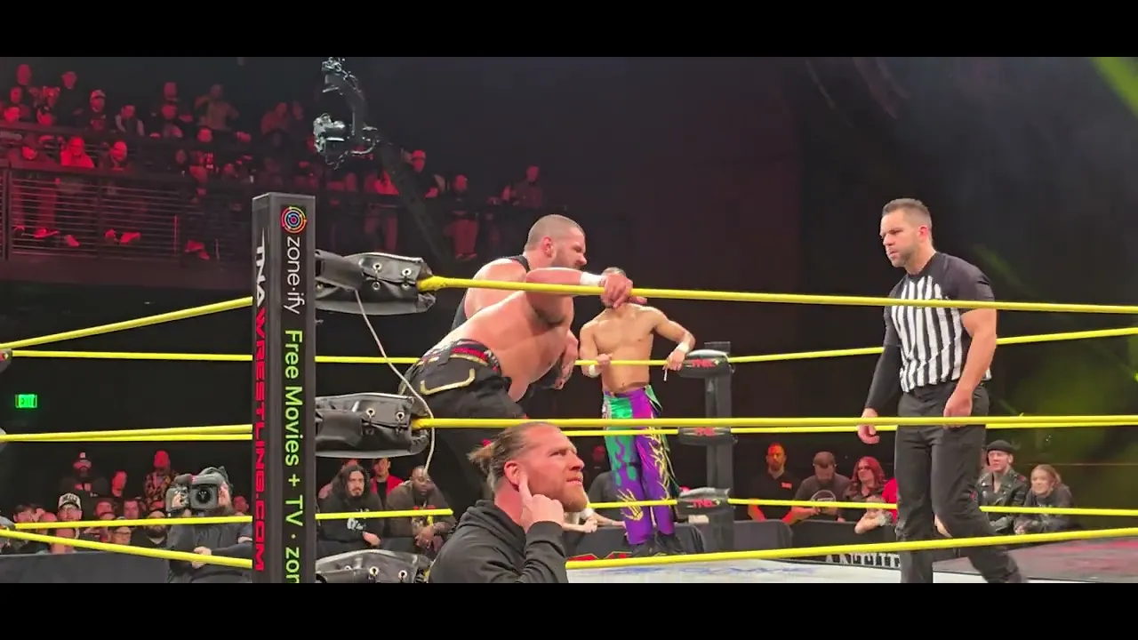 Tna no surrender nick nemeth & eddy Edward's vs mike Santana & Leon slater