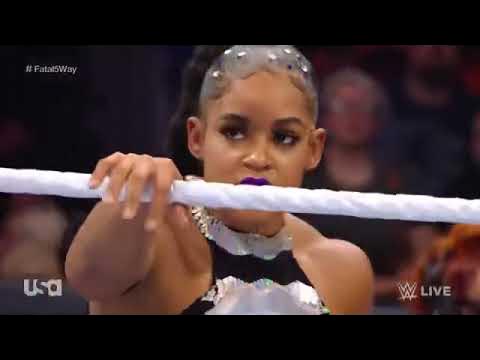 Rhea Ripley vs Bianca Belair vs Liv Morgan vs Zelina Vega vs Carmella - WWE Raw 11/8/21 (Full Match) background