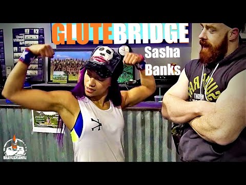 Sasha Banks Glute Bridge Boss (WITH BANDS!) backdrop