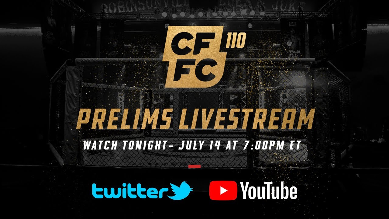CFFC 110 Prelim Fights | FREE MMA LIVESTREAM background