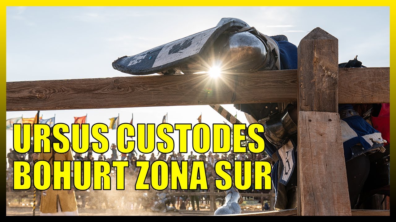 BUHURT COMBATE MEDIEVAL: 5 VS 5 URSUS CUSTODES VS BOHURT ZONA SUR background