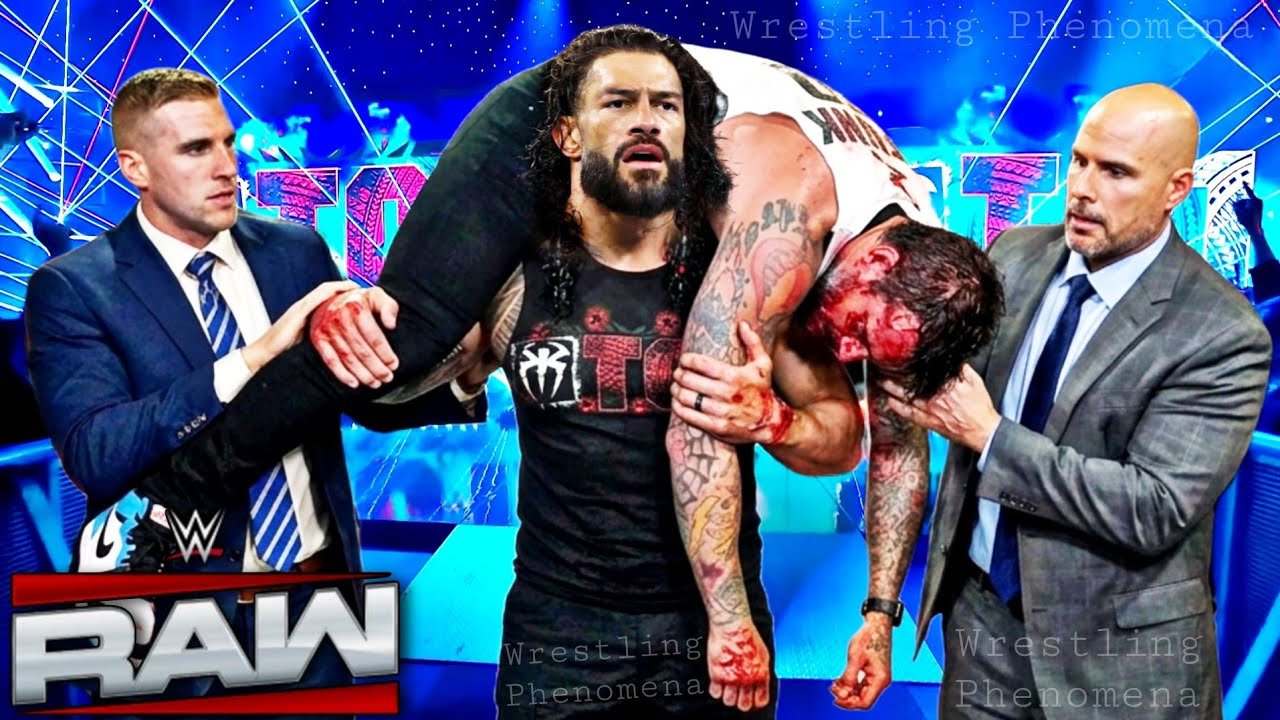 WWE Raw 9 March 2026 Roman Reigns Brutal Attack CM Punk WWE Raw 2026 Highlights