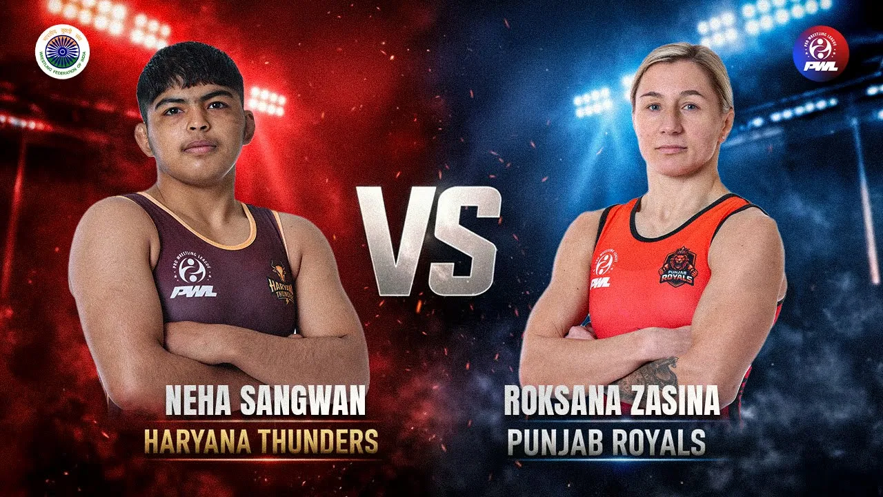 Neha Sangwan vs Roksana Zasina| Day 2 Match 3 | Women’s 57 KG | PWL 2026 #pwl2026