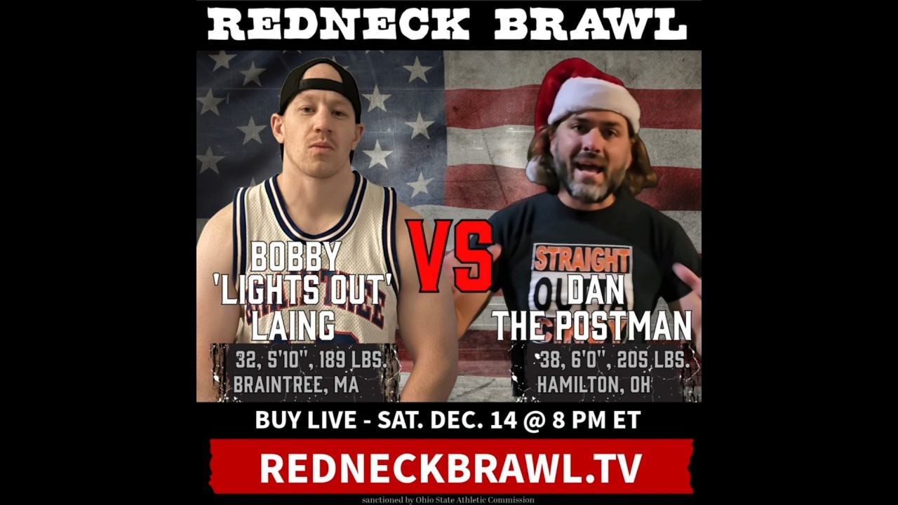 THIS SAT. Dec. 14 in Cincinnati, OH! Watch 25+ Redneck Brawl fights & Ring Girl #boxing background