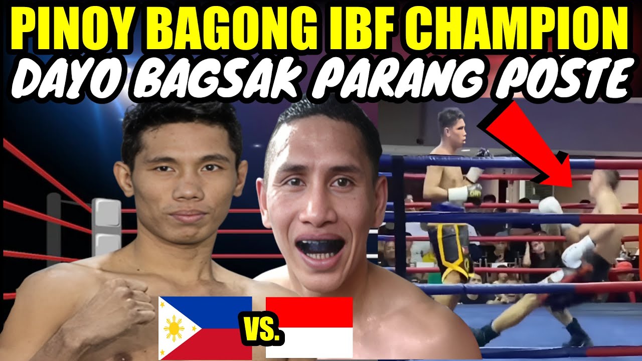 LATEST FIGHT! PINOY BAGONG IBF CHAMPION | DAYO BAGSAK PARANG POSTE! background