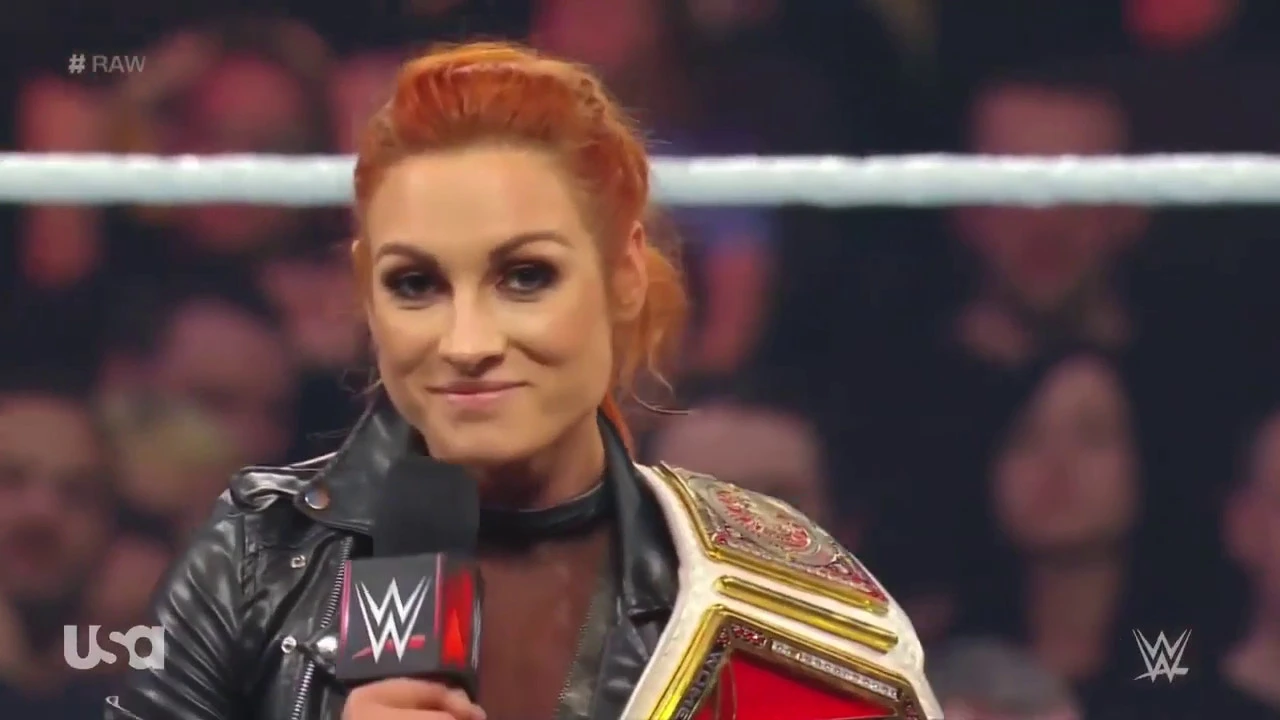Becky Lynch Segment Raw 11/11/2019 background
