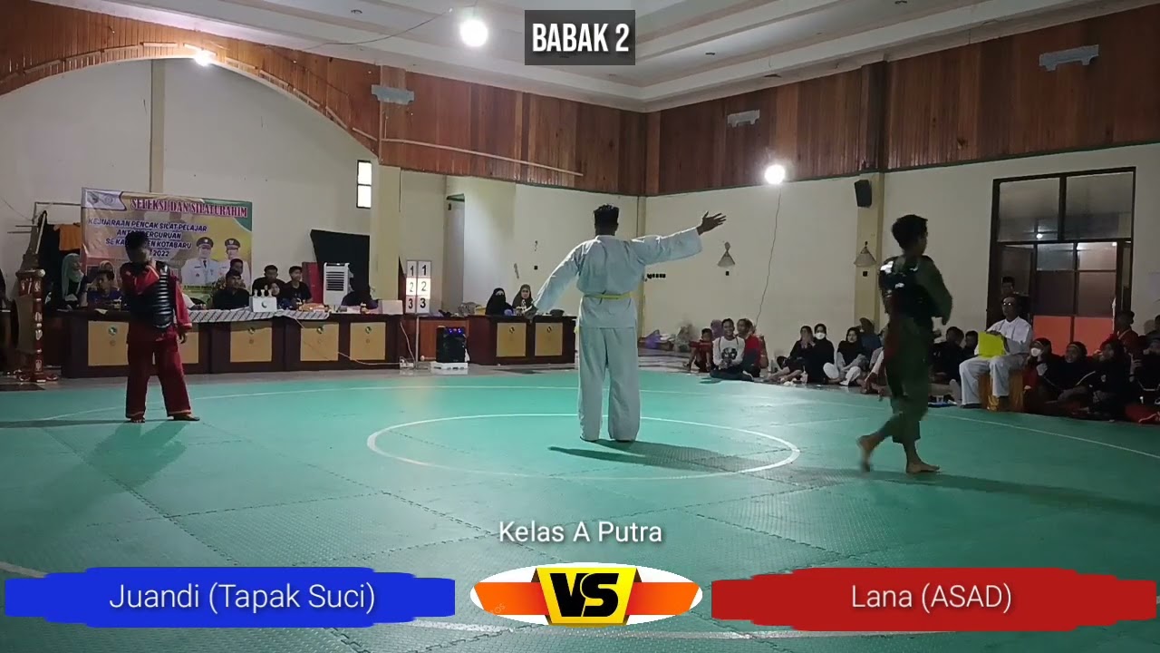 Seleksi POPDA Tahun 2022 Final Kelas A Putra, Juandi (Tapak Suci) VS Lana (ASAD) background