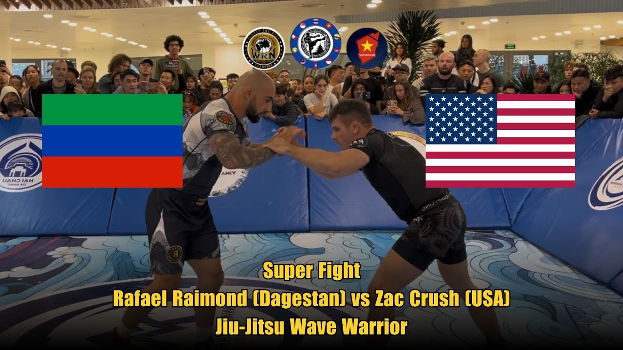 Super Fight | Rafael Raimond (Dagestan) vs Zac Crush (USA) | Jiu-Jitsu Wave Warrior