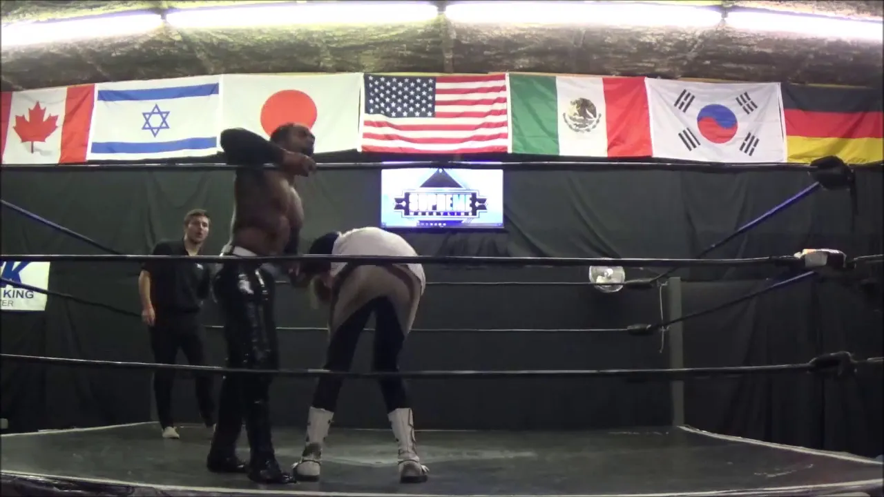 The Nephilim vs Aaron Abbott Supreme Wrestling 12/21/2019