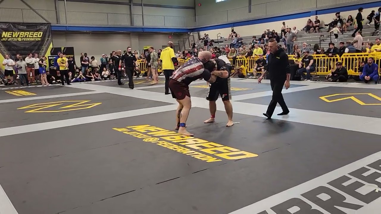 Big Man Puts Opponent Down Gently In A Slam At BJJ Tournament
