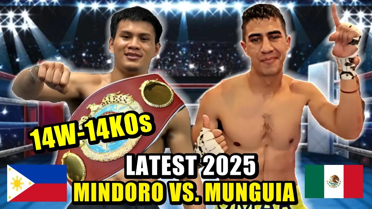 MINDORO vs MUNGUIA 2025 LATEST! MINDORO HALIMAW SA PAGBABALIK 10W-14KOs! BAGSAK ANG KALABAN