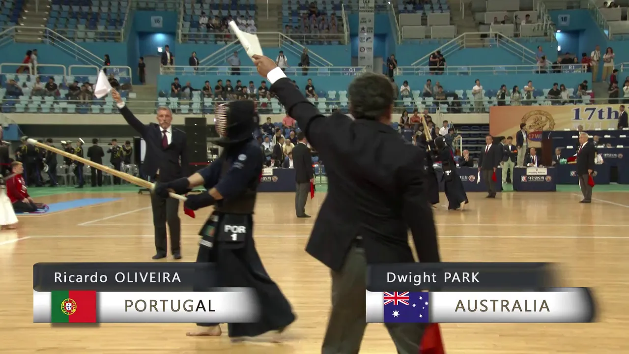 17th World Kendo Championships 4ch R.OLIVEIRA(POR) vs D.PARK(AUS)