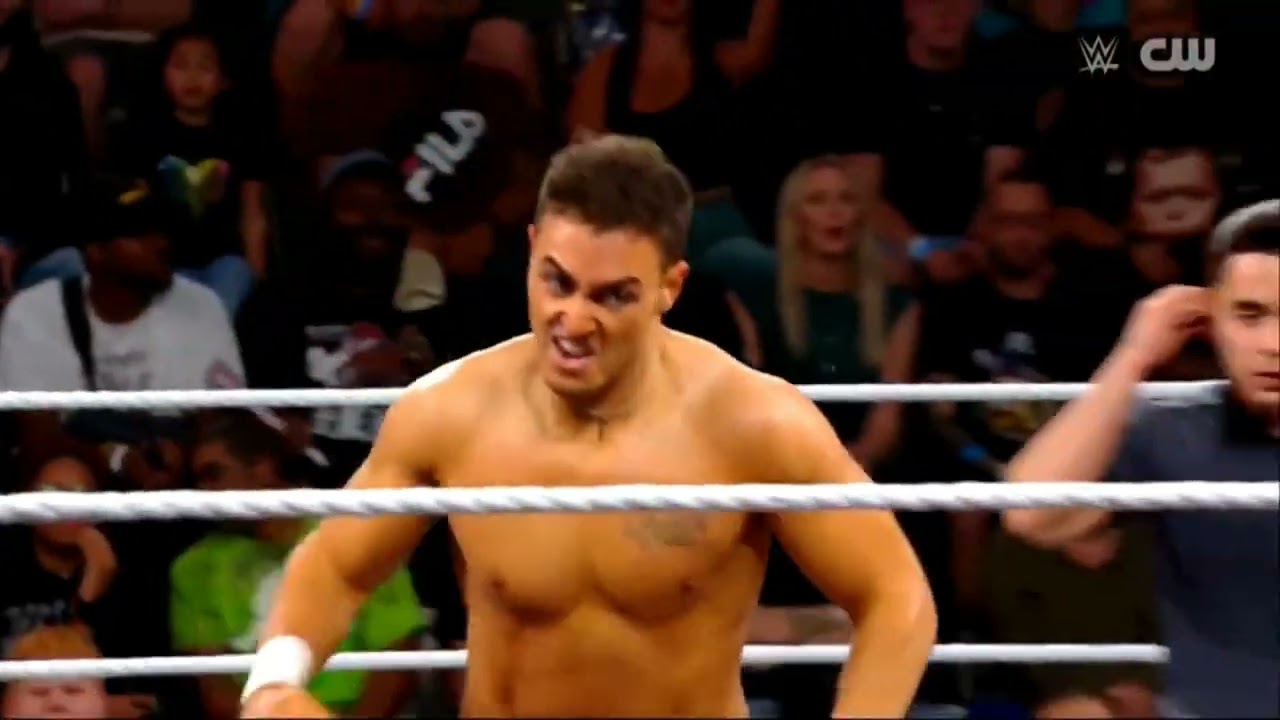 WWE NXT NATHAN FRAZER & AXIOM VS SWIPE RIGHT 04/08/25 background