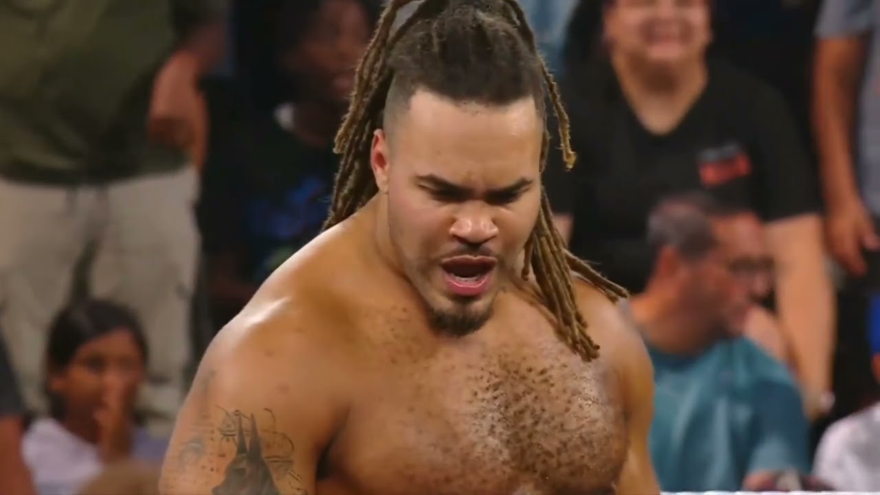 WWE NXT MIKE SANTANA & JOE HENDRY & TRICK WILLIAMS VS DARKSTATE 07/15/25 backdrop