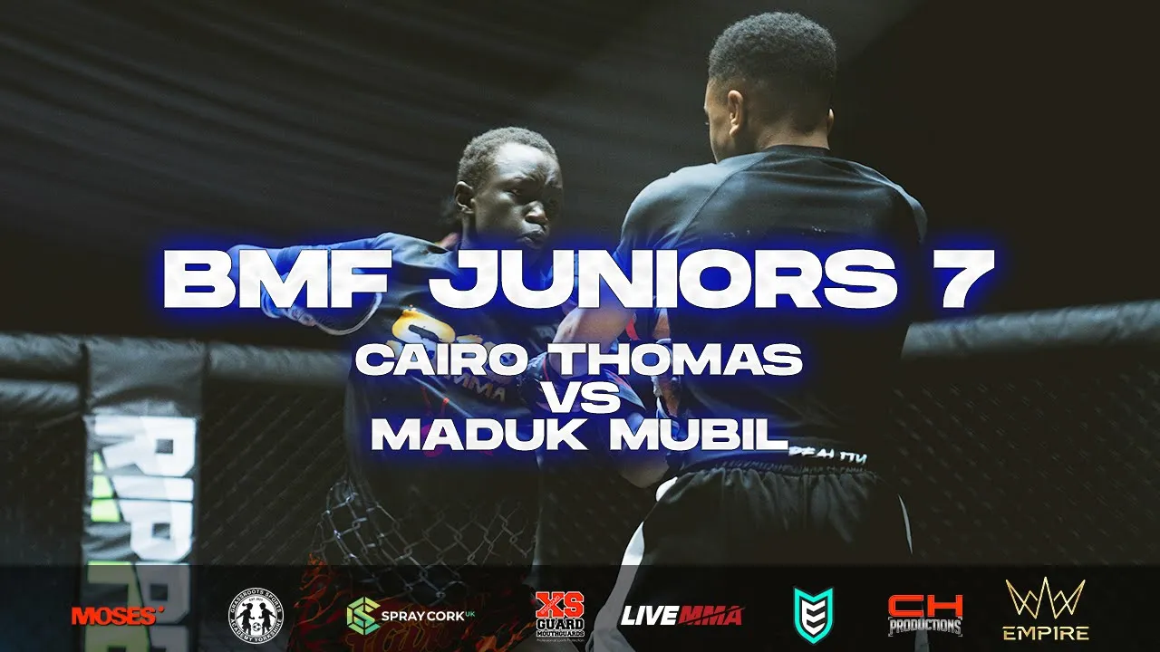 BMF Juniors 7 | Cairo Thomas vs Maduk Mubil | Junior MMA