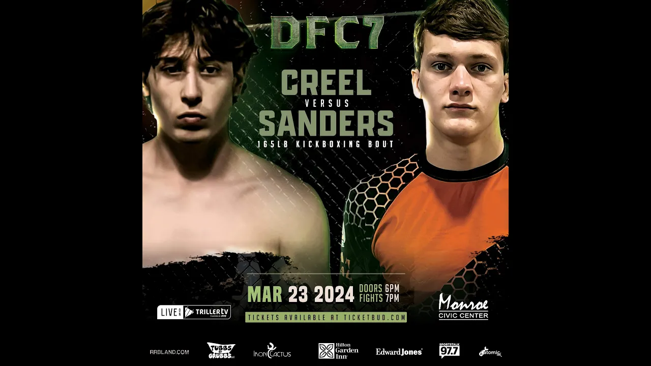 DFC 7 Amateur Kickboxing: Creel vs Sanders