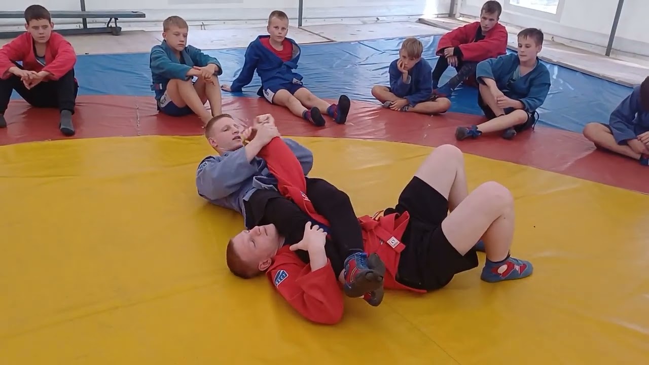 ковер тренировка по самбо Спортивный лагерь"Озёрный" 2024. Самбо Рязанская область Спасский район