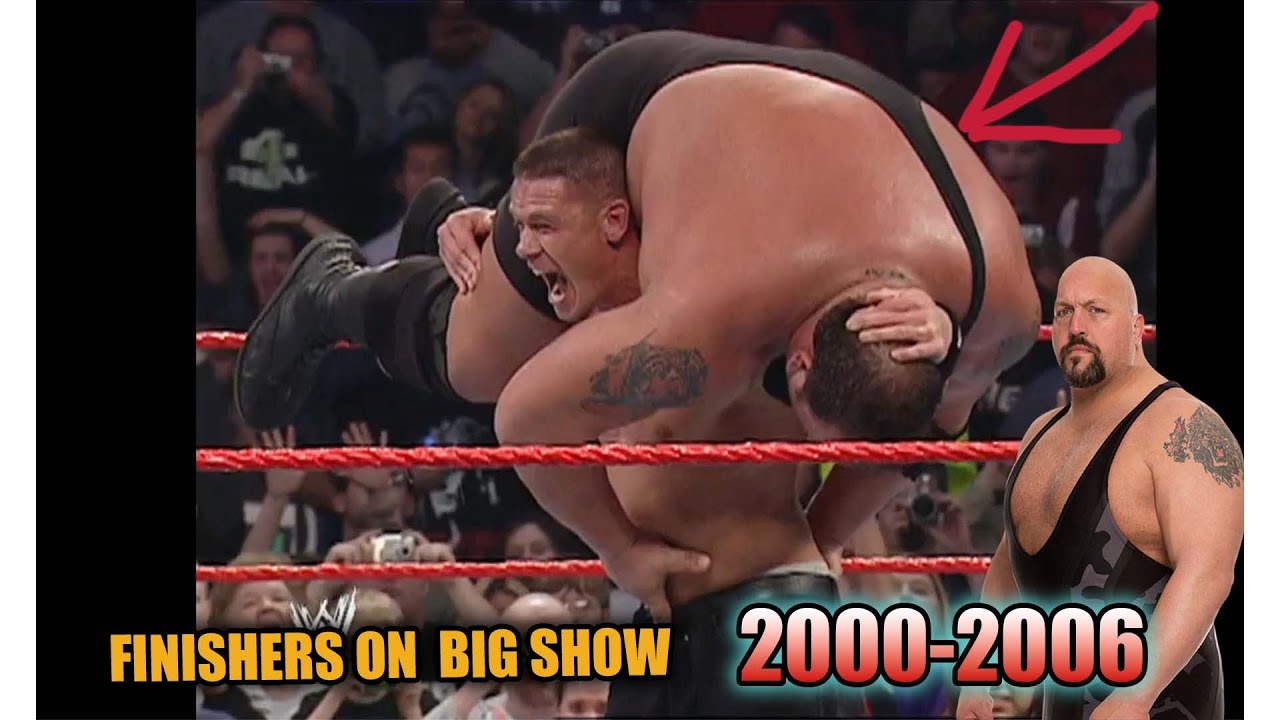 WWE ALL FINISHERS  ON BIG SHOW 2000 TO 2006 HIGHLIGHTS