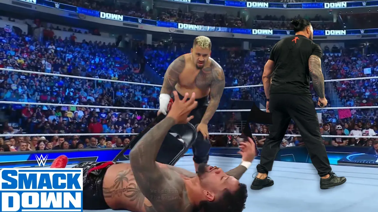 Solo Sikoa & Roman Reigns Sends Jey Usos To Hospital After Vicious Attack WWE Smackdown 2023