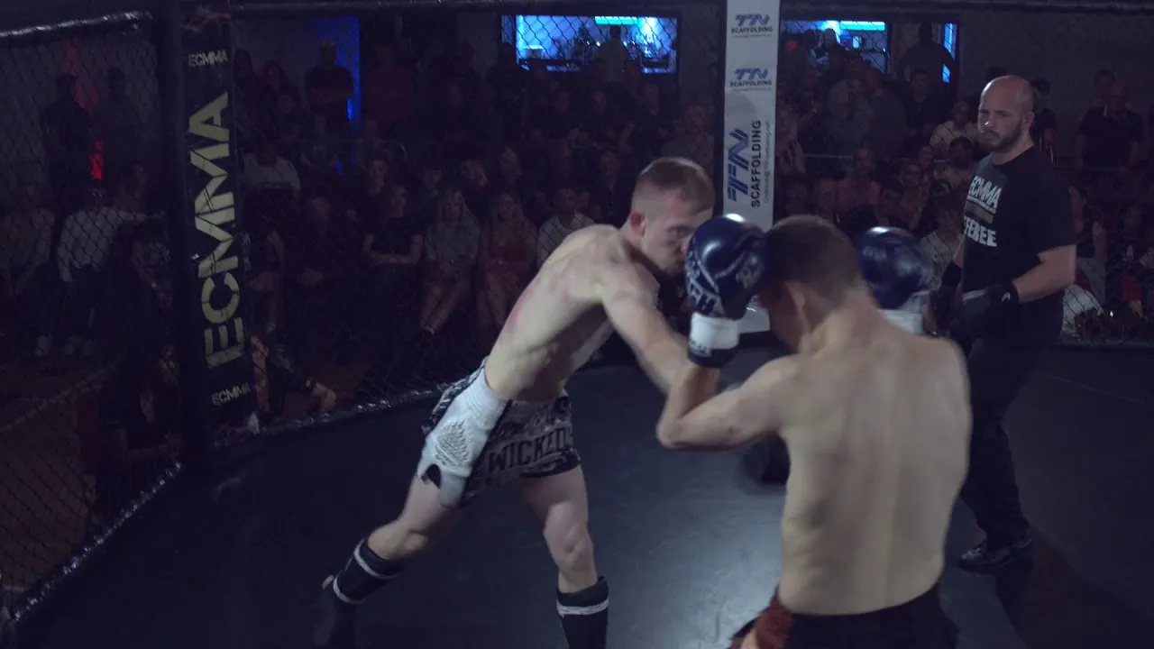 **ECMMA** Evolution Combat Sports Network - Justin Lungeanu vs Tommy Escudier background