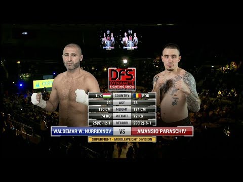 Dynamite Fighting Show - Waldemar Wiebe Nuriddinov vs. Amansio Paraschiv background