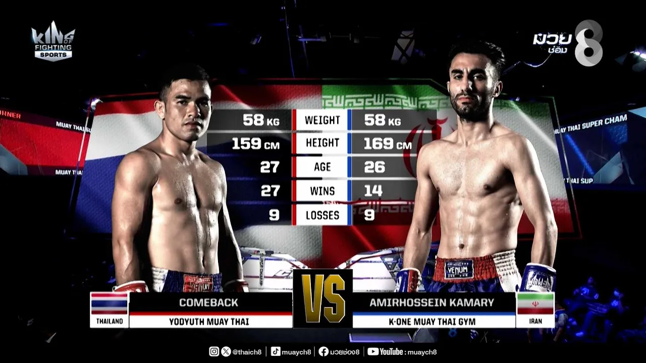 คู่เด็ดมวยมันส์ | คัมแบ็ค ยอดยุทธมวยไทย ดวล อาเมียร์ฮอสเซน คามารี่