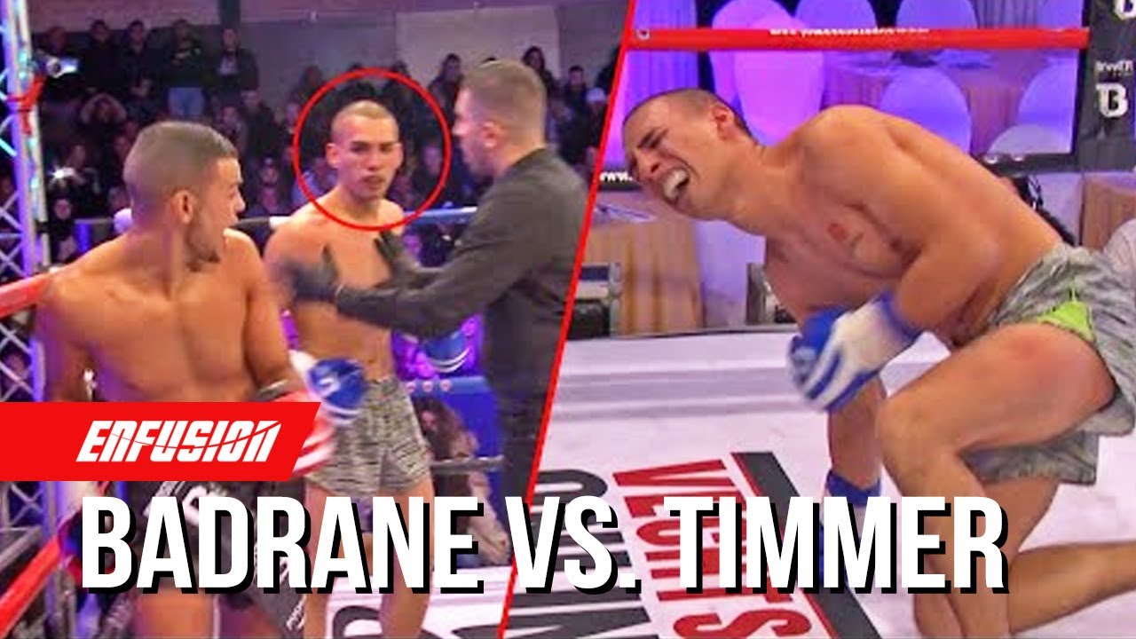 Sucker Punched Him TWICE! Badrane vs. Timmer backdrop
