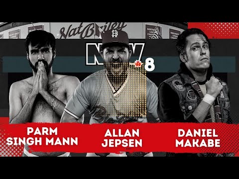90. Daniel Makabe vs. Parm Singh Mann vs. Allan Jepsen - NEW 8 - Nat Bailey Stadium background