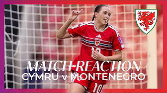 Two goal Cymru HERO Mared Griffiths REACTS | Wales 6-1 Montenegro | FIFA World Cup Qualifying