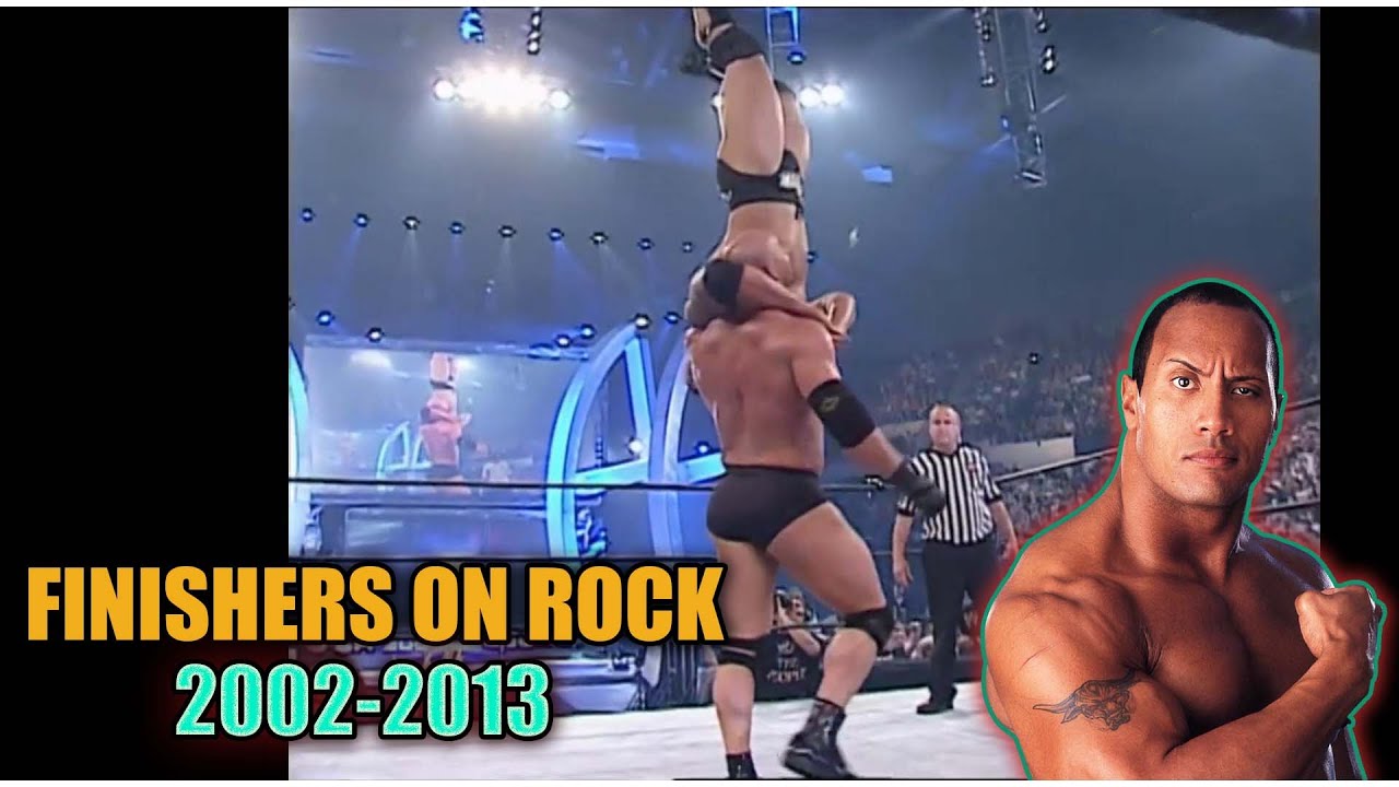 WWE ALL FINISHERS ON ROCK 2002 TO 2013 #1 HIGHLIGHTS