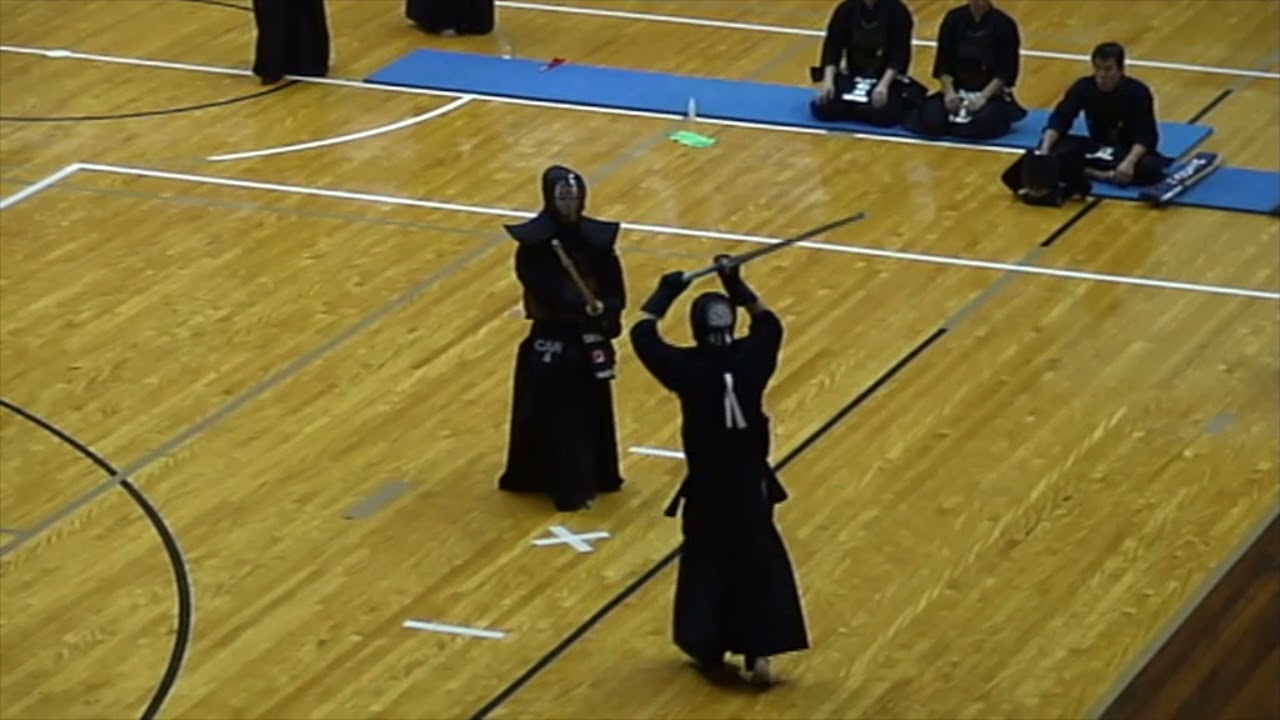 14 World Kendo Championships 2009 Brazil, Men's Team: Japan vs Canada backdrop