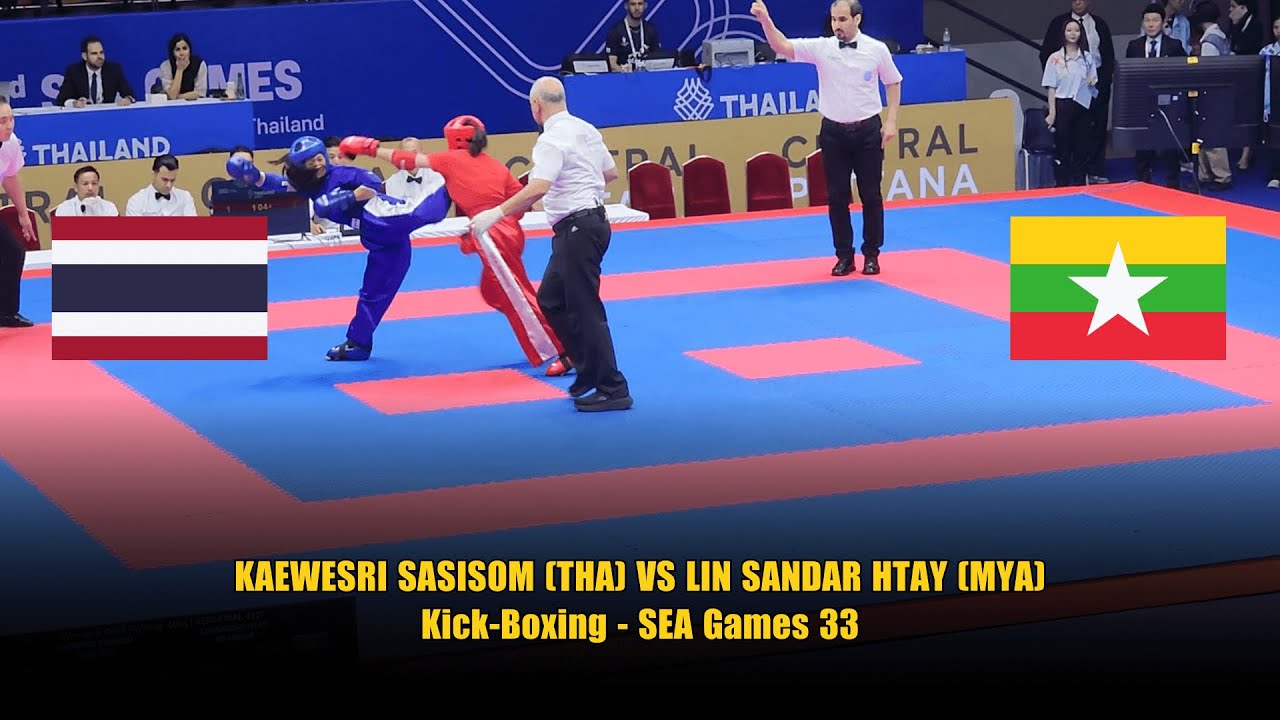 WOMEN’S POINT FIGHTING - 50KG: KAEWESRI SASISOM (THA) VS LIN SANDAR HTAY (MYA) – SEA GAMES 33