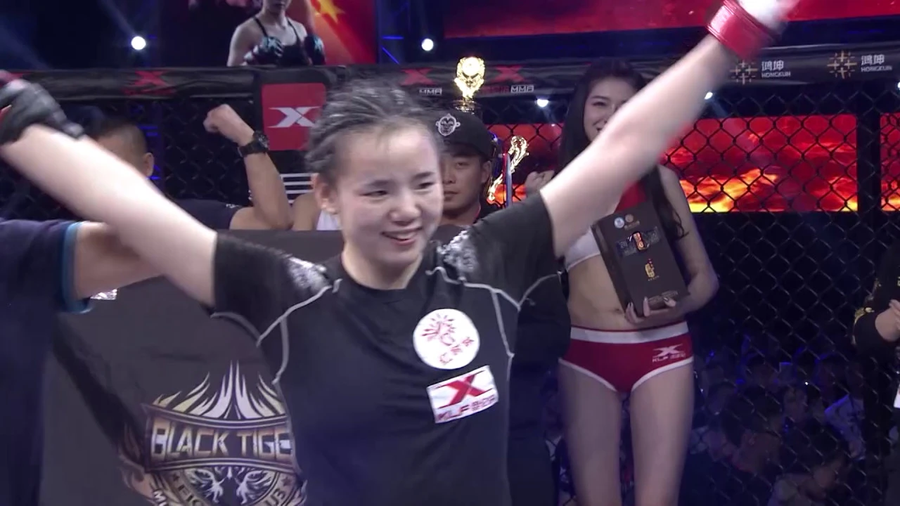 KLF MMA 10: Lin Heqin vs Yurchenkova Hanna HIGHLIGHT REEL-2017 background