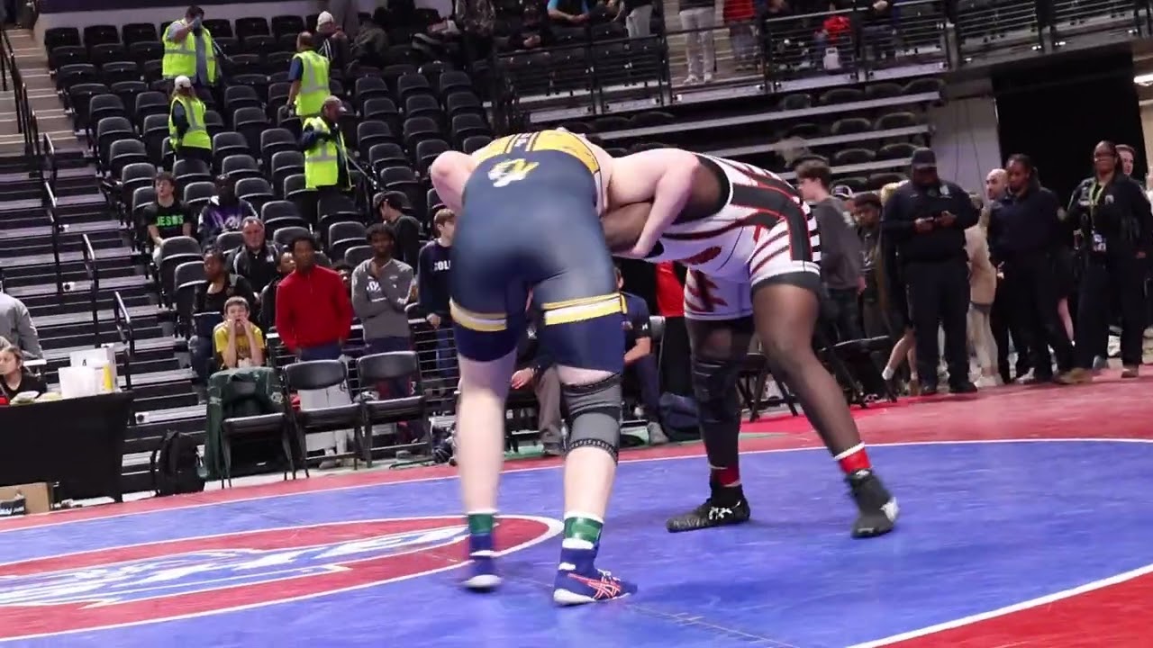 Zane Taliaferro Troup vs Toriano Gibson Baldwin 285lbs 2026 GHSA 3A State Tournament Finals