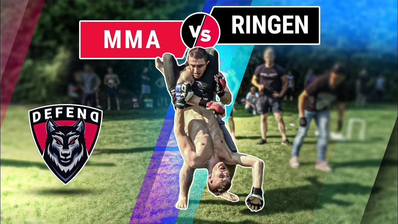 Chechen-Wrestler vs. German-MMA-Fighter | DEFEND Fight Club background